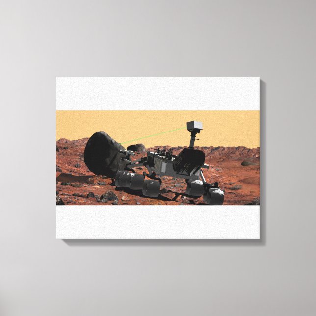 Mars - Wissenschaftslabor 3 Leinwanddruck (Vorderseite)