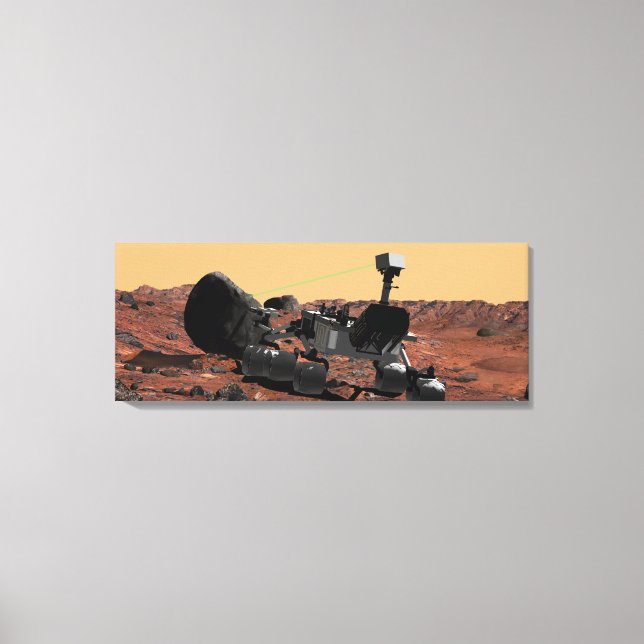 Mars - Wissenschaftslabor 3 Leinwanddruck (Vorderseite)