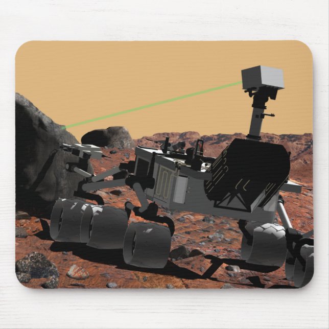 Mars - Wissenschaftslabor 3 Mousepad (Vorne)