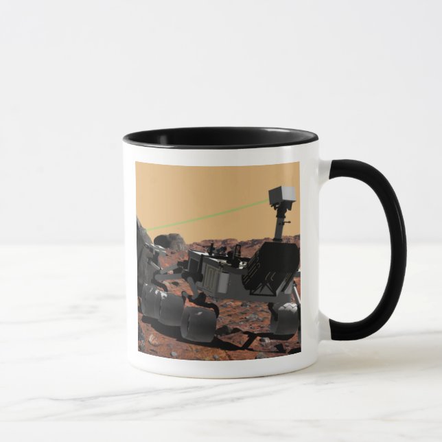 Mars - Wissenschaftslabor 3 Tasse (Rechts)