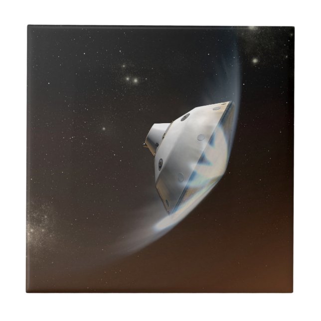 Mars Wissenschaftslabor Aeroshell Kapsel 2 Fliese (Vorderseite)