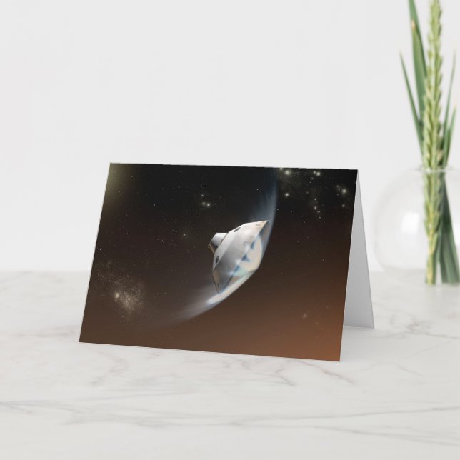 Mars Wissenschaftslabor Aeroshell Kapsel 2 Karte (Vorderseite)