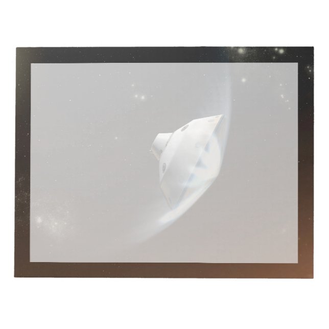 Mars Wissenschaftslabor Aeroshell Kapsel 2 Notizblock (Vorderseite)