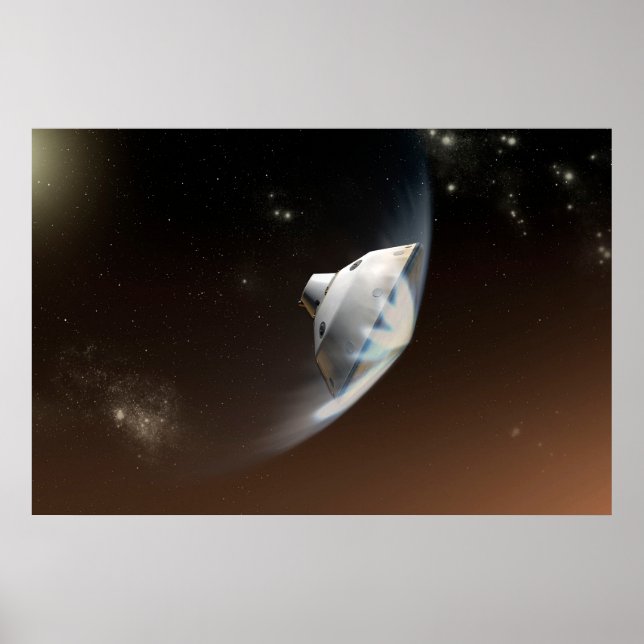 Mars Wissenschaftslabor Aeroshell Kapsel 2 Poster (Vorne)
