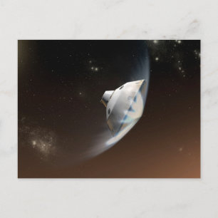 Mars Wissenschaftslabor Aeroshell Kapsel 2 Postkarte
