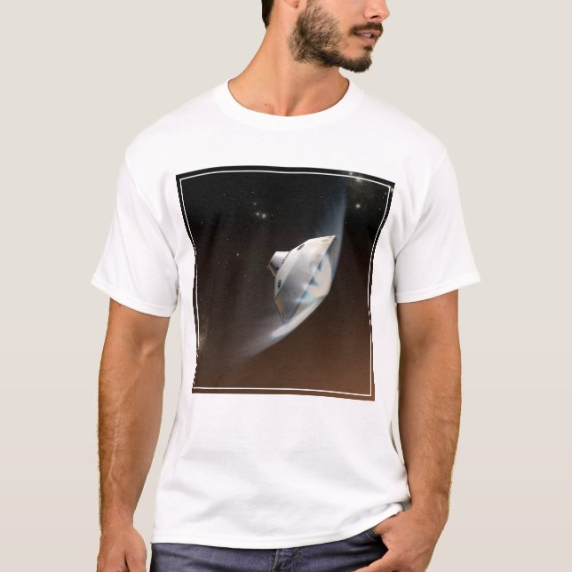 Mars Wissenschaftslabor Aeroshell Kapsel 2 T-Shirt (Vorderseite)
