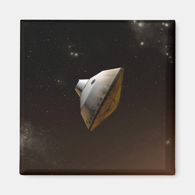Mars Wissenschaftslabor Aeroshell Kapsel Magnet (Vorne)