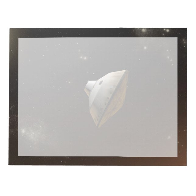 Mars Wissenschaftslabor Aeroshell Kapsel Notizblock (Vorderseite)