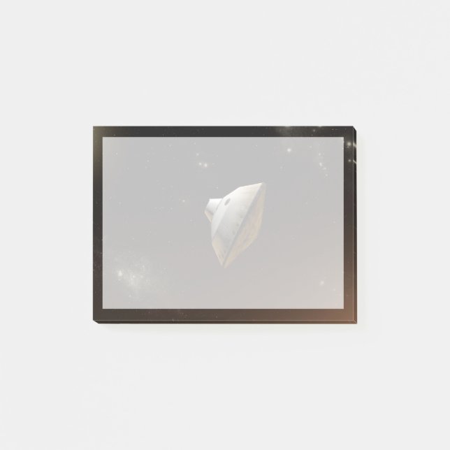 Mars Wissenschaftslabor Aeroshell Kapsel Post-it Klebezettel (Vorderseite)