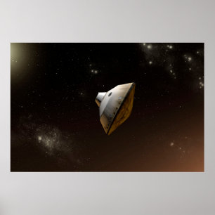 Mars Wissenschaftslabor Aeroshell Kapsel Poster