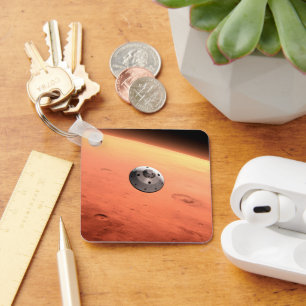 Mars Wissenschaftslabor nähernde Mars. Schlüsselanhänger