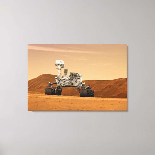 Mars Wissenschaftslabor Neugier Rover. 2 Leinwanddruck (Vorderseite)