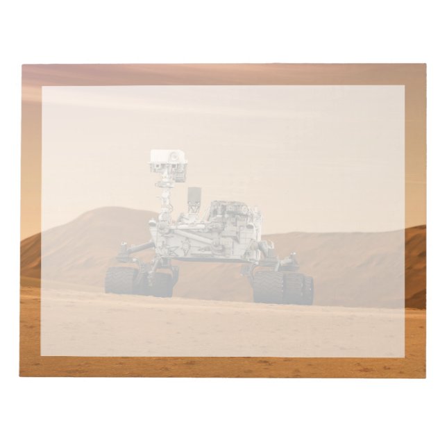 Mars Wissenschaftslabor Neugier Rover. 2 Notizblock (Vorderseite)