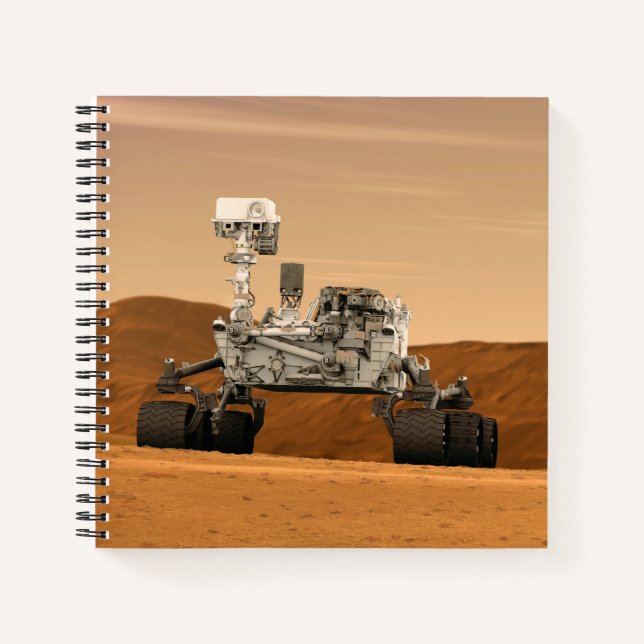 Mars Wissenschaftslabor Neugier Rover. 2 Notizbuch (Vorderseite)