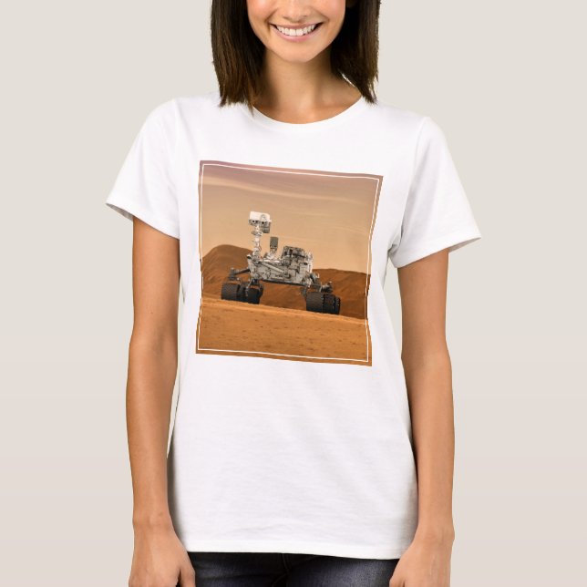 Mars Wissenschaftslabor Neugier Rover. 2 T-Shirt (Vorderseite)