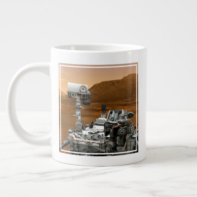 Mars Wissenschaftslabor Neugier Rover. 3 Jumbo-Tasse (Links)