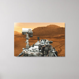Mars Wissenschaftslabor Neugier Rover. 3 Leinwanddruck
