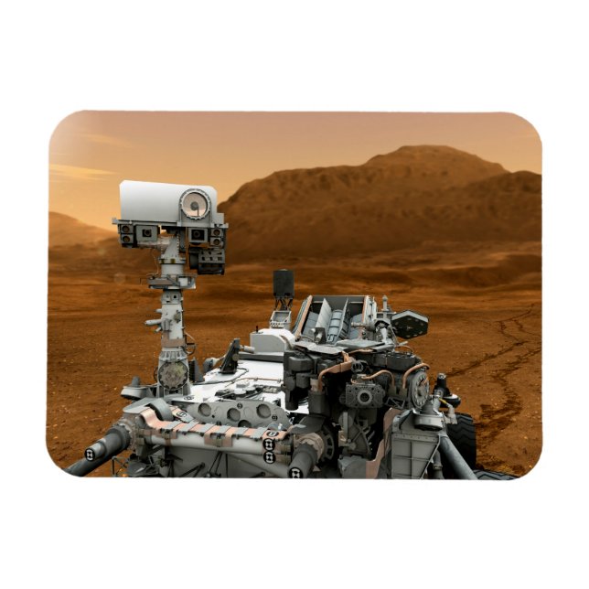 Mars Wissenschaftslabor Neugier Rover. 3 Magnet (Horizontal)