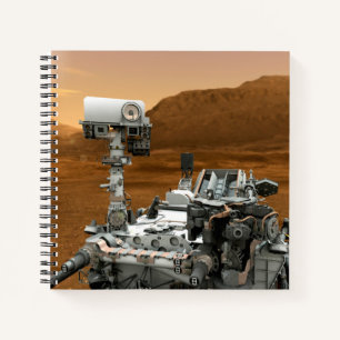 Mars Wissenschaftslabor Neugier Rover. 3 Notizbuch