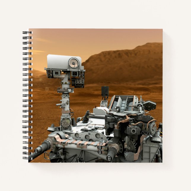 Mars Wissenschaftslabor Neugier Rover. 3 Notizbuch (Vorderseite)