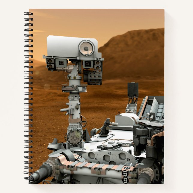 Mars Wissenschaftslabor Neugier Rover. 3 Notizbuch (Vorderseite)