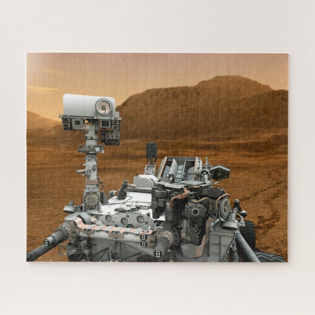 Mars Wissenschaftslabor Neugier Rover. 3 Puzzle (Horizontal)