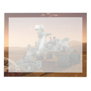 Mars Wissenschaftslabor Neugier Rover. 4 Notizblock