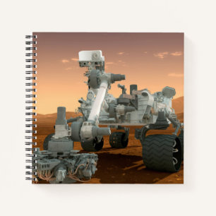 Mars Wissenschaftslabor Neugier Rover. 4 Notizbuch