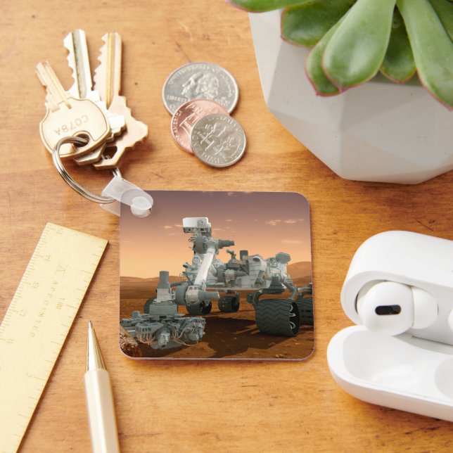 Mars Wissenschaftslabor Neugier Rover. 4 Schlüsselanhänger (Schreibtisch)