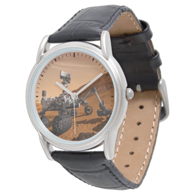 Mars Wissenschaftslabor Neugier Rover. Armbanduhr (Schrägansicht)