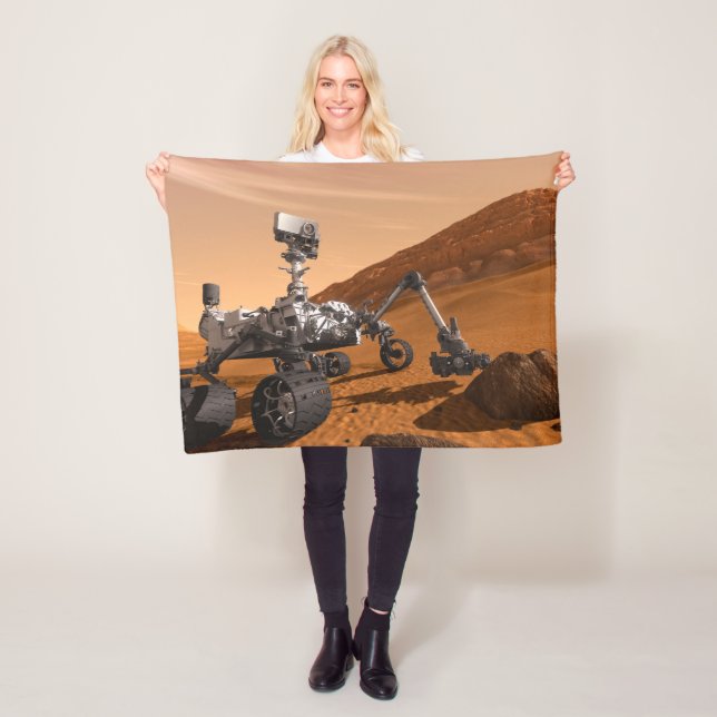 Mars Wissenschaftslabor Neugier Rover. Fleecedecke (Beispiel)
