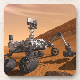 Mars Wissenschaftslabor Neugier Rover. Getränkeuntersetzer