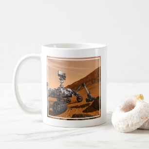 Mars Wissenschaftslabor Neugier Rover. Kaffeetasse