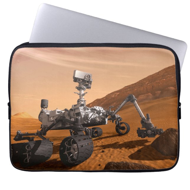 Mars Wissenschaftslabor Neugier Rover. Laptopschutzhülle (Vorderseite)