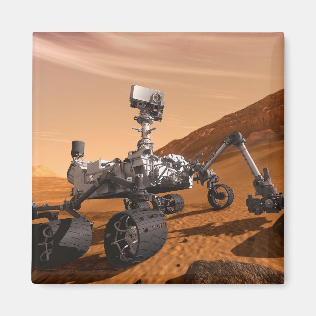 Mars Wissenschaftslabor Neugier Rover. Magnet (Vorne)