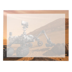 Mars Wissenschaftslabor Neugier Rover. Notizblock