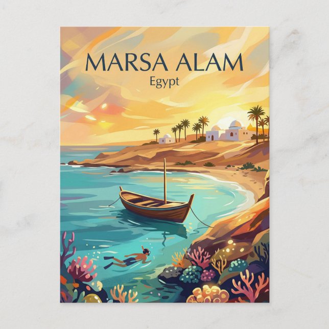 Marsa Alam Ägypten Postkarte (Vorderseite)