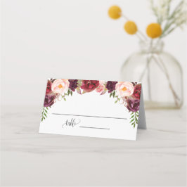 Marsal Floral Brautparty Hochzeitssitze geklappt Platzkarte