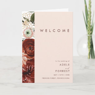 Marsala Autumn Floral Blush-Falz Programm