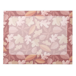 Marsala-Blätter Notizblock