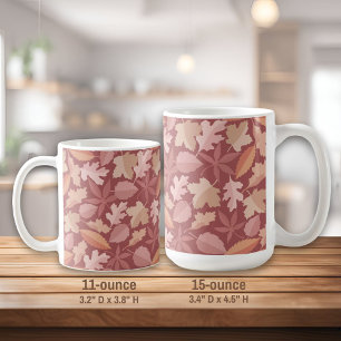 Marsala-Blätter Tasse