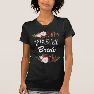 Marsala Blume Team Bride T - Shirt