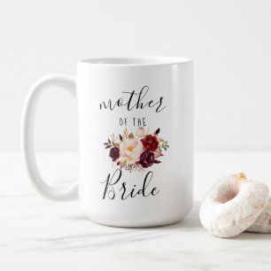Marsala Blush Boho Mutter der Bride Geschenk 15 oz Kaffeetasse