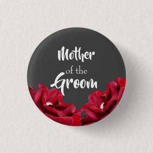 Marsala Burgunder Blumenmutter des Button