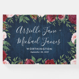 Marsala Country Rustic Wedding Gästebuch