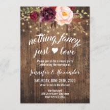 Marsala Floral Wedding Reception