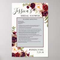 Marsala Foto Prop Plakatrahmen