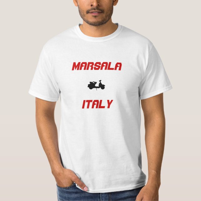 Marsala, Italien Scooter T-Shirt (Vorderseite)