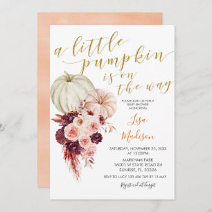 Marsala Little Pumpkin ist unterwegs Einladung