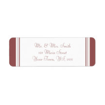 Marsala-Rücksendeadresse